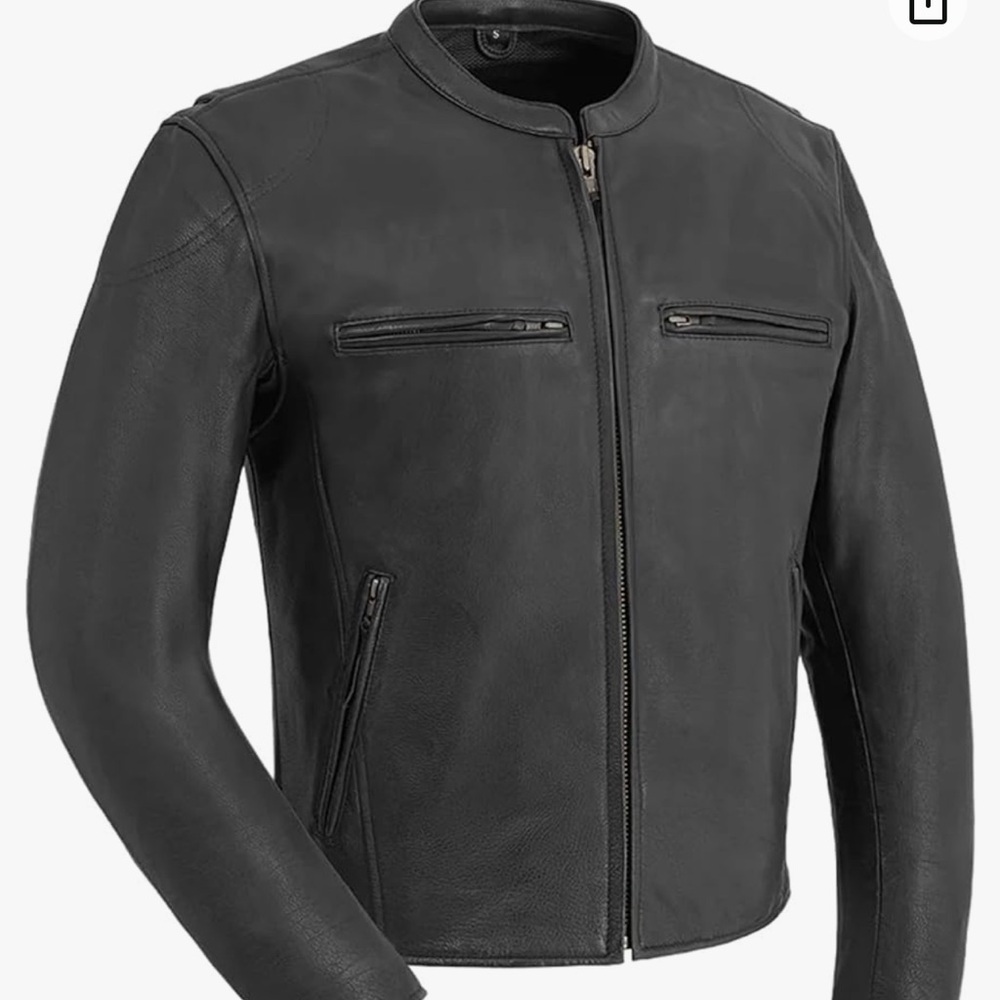 First classic leather jacket NWT - Picture 1 of 14
